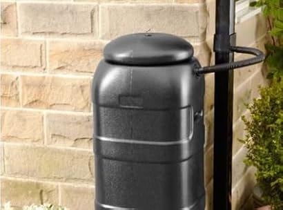 EPISENT 230L& 100L Water Butt - Garden Water Storage - Plastic Water Butt Set Including Tap, Stand, Lockable Lid, & Filler Kit - Ideal for Any Garden - Eco Friendly Water Storage Unit