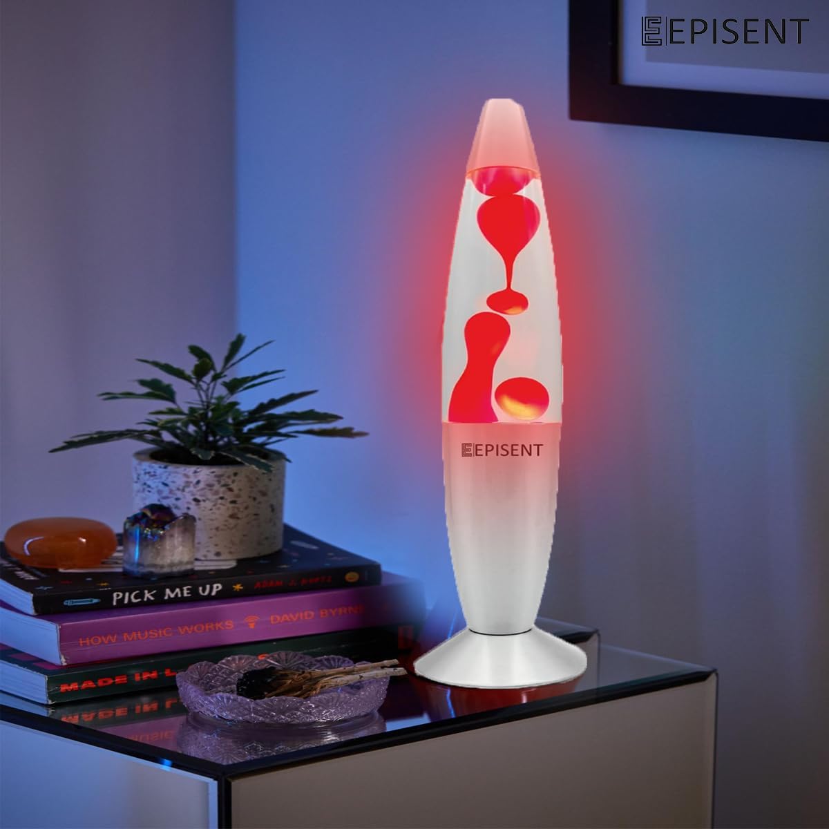 EPISENT Liquid Motion Lamp 16” | Retro Lava Lamp | Beautiful Liquid Wax Night Light | Home & Office Decor | Electrically Operated | Great Gift for Kids & Adults | Relaxing Lamp