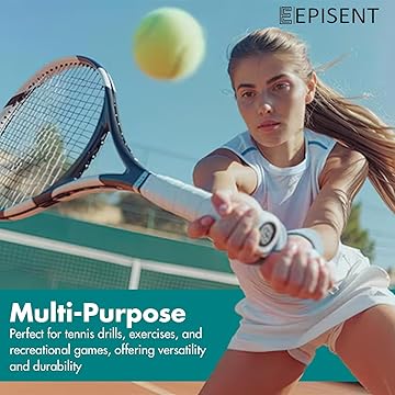 EPISENT Tennis Balls | Ideal for Sports, Practice, Pet Play, Dog Training, Throwing Machine & All Court Types | Includes Mesh Carrying Bag