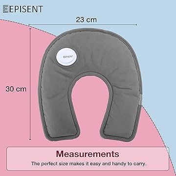 EPISENT Electric Hot Water Bottles - Rechargeable, Soft & Cosy Water Bag - Lower Back, Stomach & Hand Warmer - Wearable Electric Warmer - Pain Relief Bag