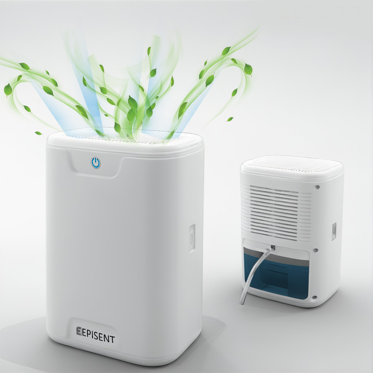 EPISENT Electric Dehumidifier 700ml - Home Moisture Control, Compact Design, Auto Shut Off, Quiet Operation, Ideal for Bedrooms, Bathrooms & More