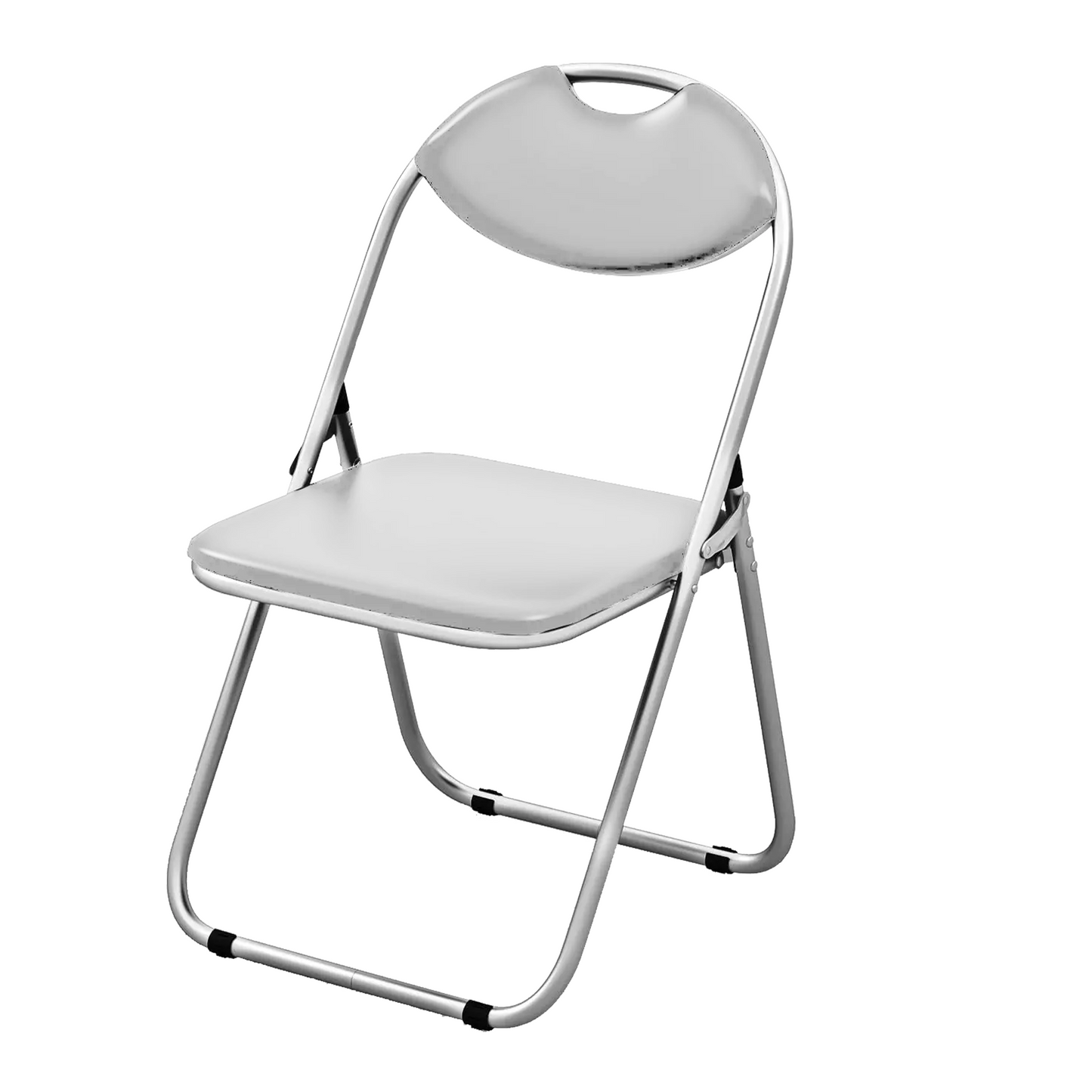EPISENT Folding Chair Paris Faux Leather Chair Home Office Dining - Bedroom Seating - Foldable For Easy Storage - Dressing Table - Comfortable Foldable Chairs For Desk