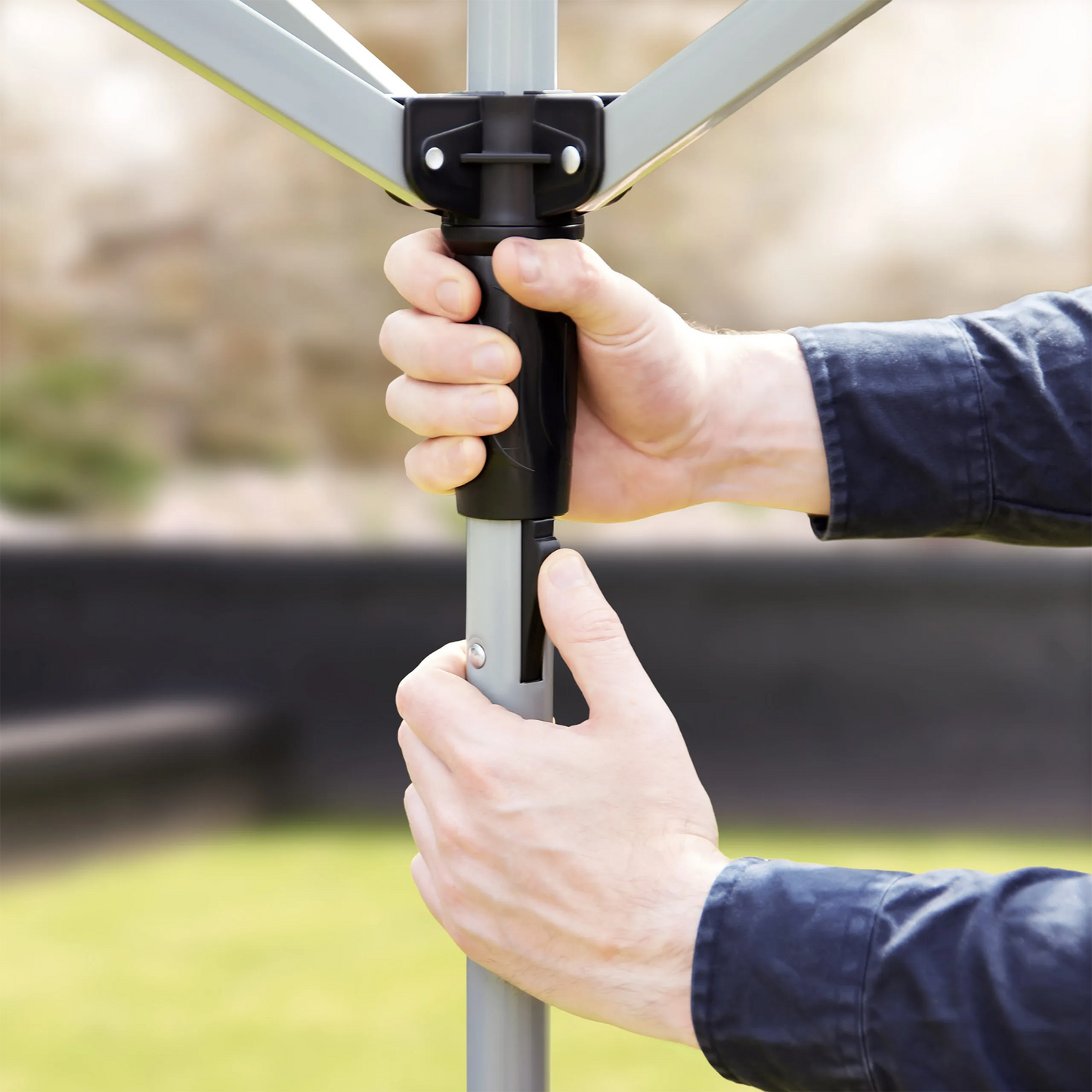 EPISENT Rotary Airer and Parasol Stand