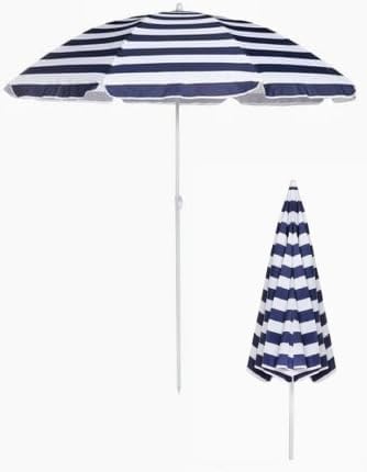 7L Fillable Parasol Base – Water or Sand Weighted Garden Umbrella Stand | Durable Weatherproof Plastic, Anti-Tip Design, Adjustable Fit for Patio Parasols, Easy-Fill Cap, 40cmDiameter