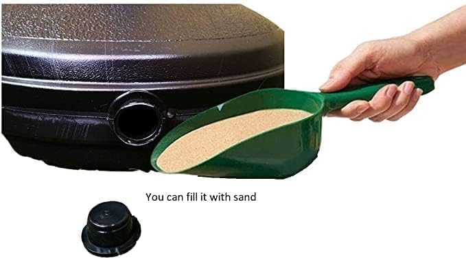 7L Fillable Parasol Base – Water or Sand Weighted Garden Umbrella Stand | Durable Weatherproof Plastic, Anti-Tip Design, Adjustable Fit for Patio Parasols, Easy-Fill Cap, 40cmDiameter