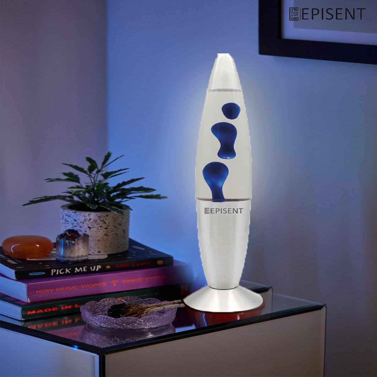 EPISENT Liquid Motion Lamp 16” | Retro Lava Lamp | Beautiful Liquid Wax Night Light | Home & Office Decor | Electrically Operated | Great Gift for Kids & Adults | Relaxing Lamp