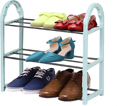 EPISENT 3 Tier Shoe Storage Rack – Space Saving Shoe Standing Tower – Durable And Stable – Waterproof