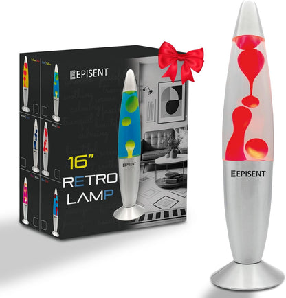 EPISENT Liquid Motion Lamp 16” | Retro Lava Lamp | Beautiful Liquid Wax Night Light | Home & Office Decor | Electrically Operated | Great Gift for Kids & Adults | Relaxing Lamp