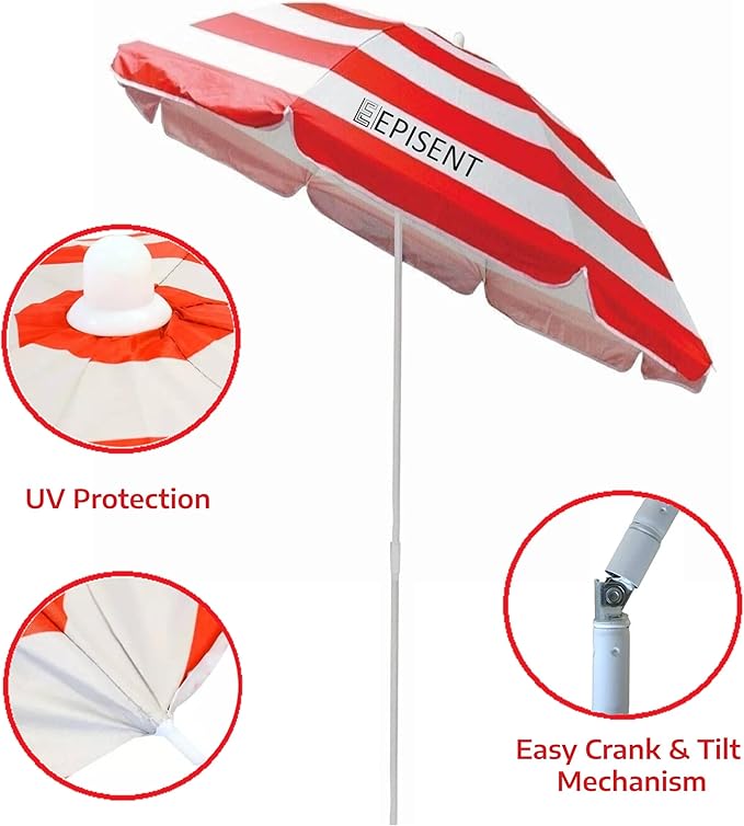 7L Fillable Parasol Base – Water or Sand Weighted Garden Umbrella Stand | Durable Weatherproof Plastic, Anti-Tip Design, Adjustable Fit for Patio Parasols, Easy-Fill Cap, 40cmDiameter