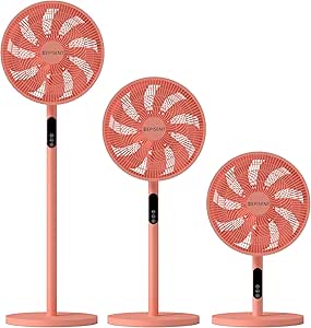 16" Oscillating Pedestal Fan – Quiet, Adjustable Height, 3-Speed Settings, Powerful Airflow, Energy Efficient Cooling Fan for Bedroom, Office, Living Room | 𝗘𝗣𝗜𝗦𝗘𝗡𝗧