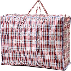 EPISENT Extra Large Jumbo Laundry Storage Bags - Assorted Colors - Heavy Duty, Reusable with Strong Zipper | Ideal for Moving House, Laundry, Shopping, and Storage | Durable & Space-Saving Bag (1)