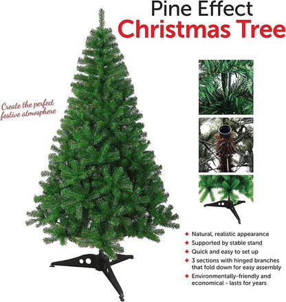 EPISENT Christmas Tree - Xmas Tree Realistic Natural Branches - Natural Realistic Appearance - Artificial Christmas Tree - Quick And Easy To Set Up - Home Decoration