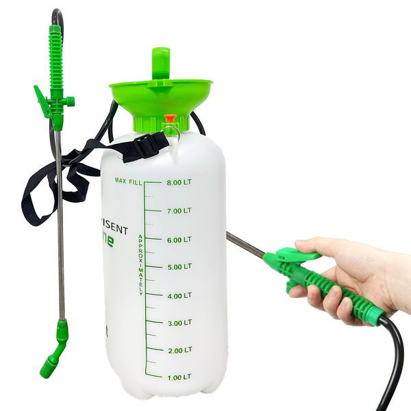 EPISENT Pressure Pump Sprayer  Garden Pressure Sprayer with Adjustable Mist & Jet Nozzle, Carry Strap, 60cm Long Lance, Leakproof Tank – Pump Action Sprayer for Weed Killer, Roof & Patio Cleaning