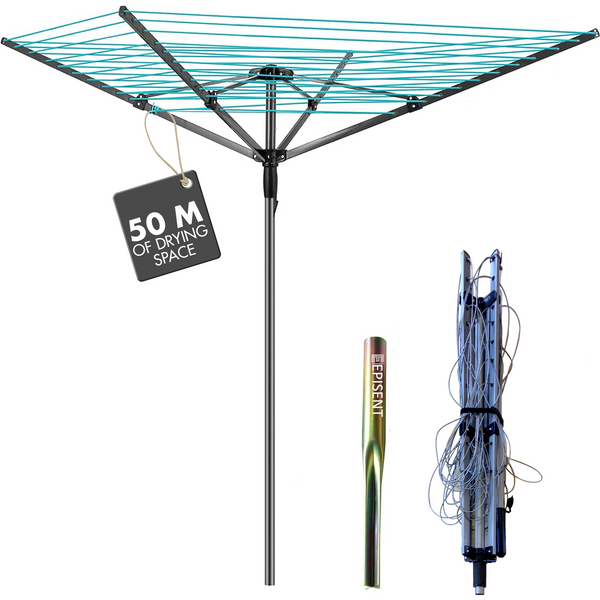 EPISENT Rotary Airer and Parasol Stand - Hover